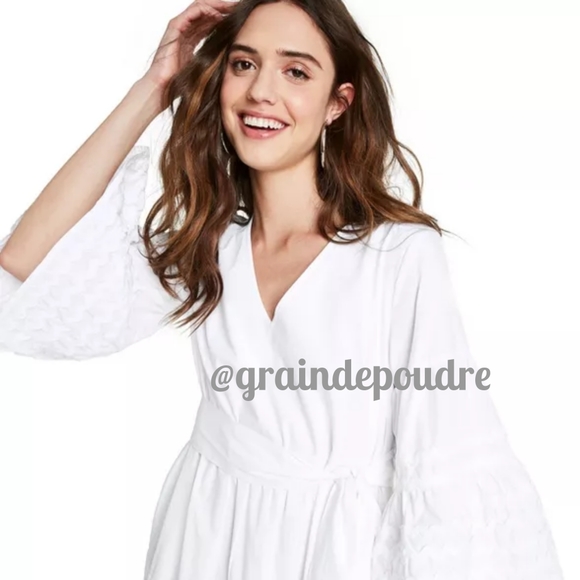 Target Lisa Fernandez Ric Rac Flare Sleeve Dress - Picture 4 of 5